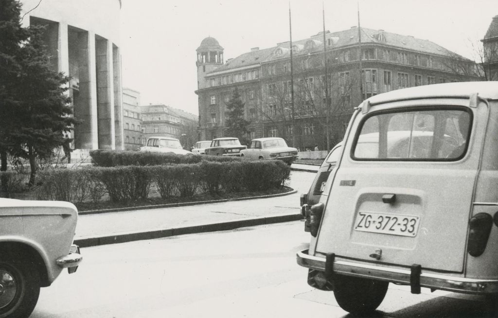 Trg žrtava fašizma oko 1970.-1975. godine